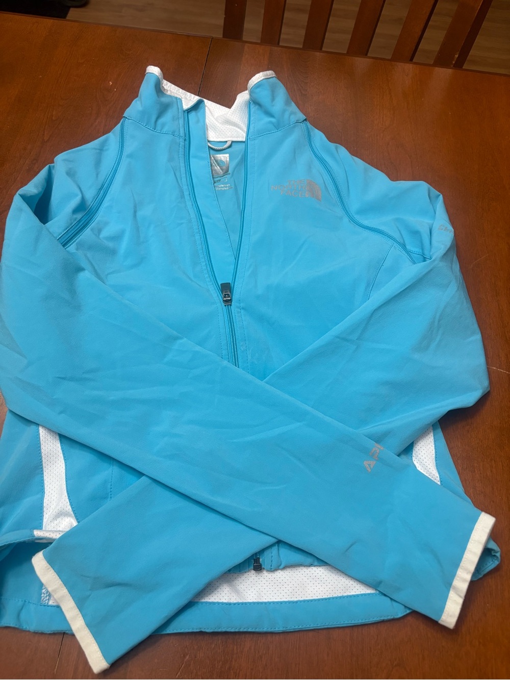 The North Face Turquoise Full-Zip Active Jacket